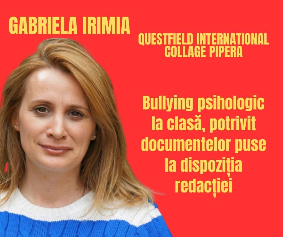 Bullying psihologic la clasă, potrivit documentelor puse la dispoziția redacției